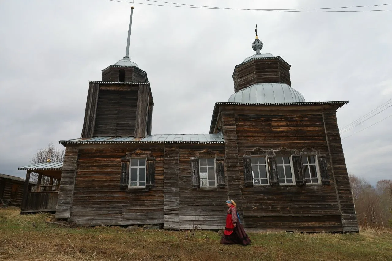 Часовня Николая Чудотворца в селе Ыб — удивительный памятник деревянного зодчества Респ...