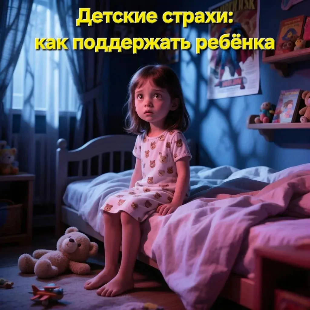 👀🫣Детские страхи: как поддержать ребёнка?🫂