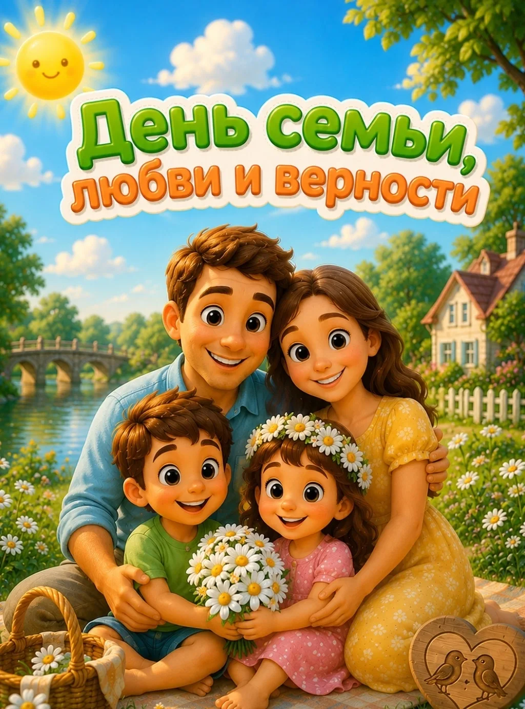 С Днём семьи, любви и верности, дорогие родители!
