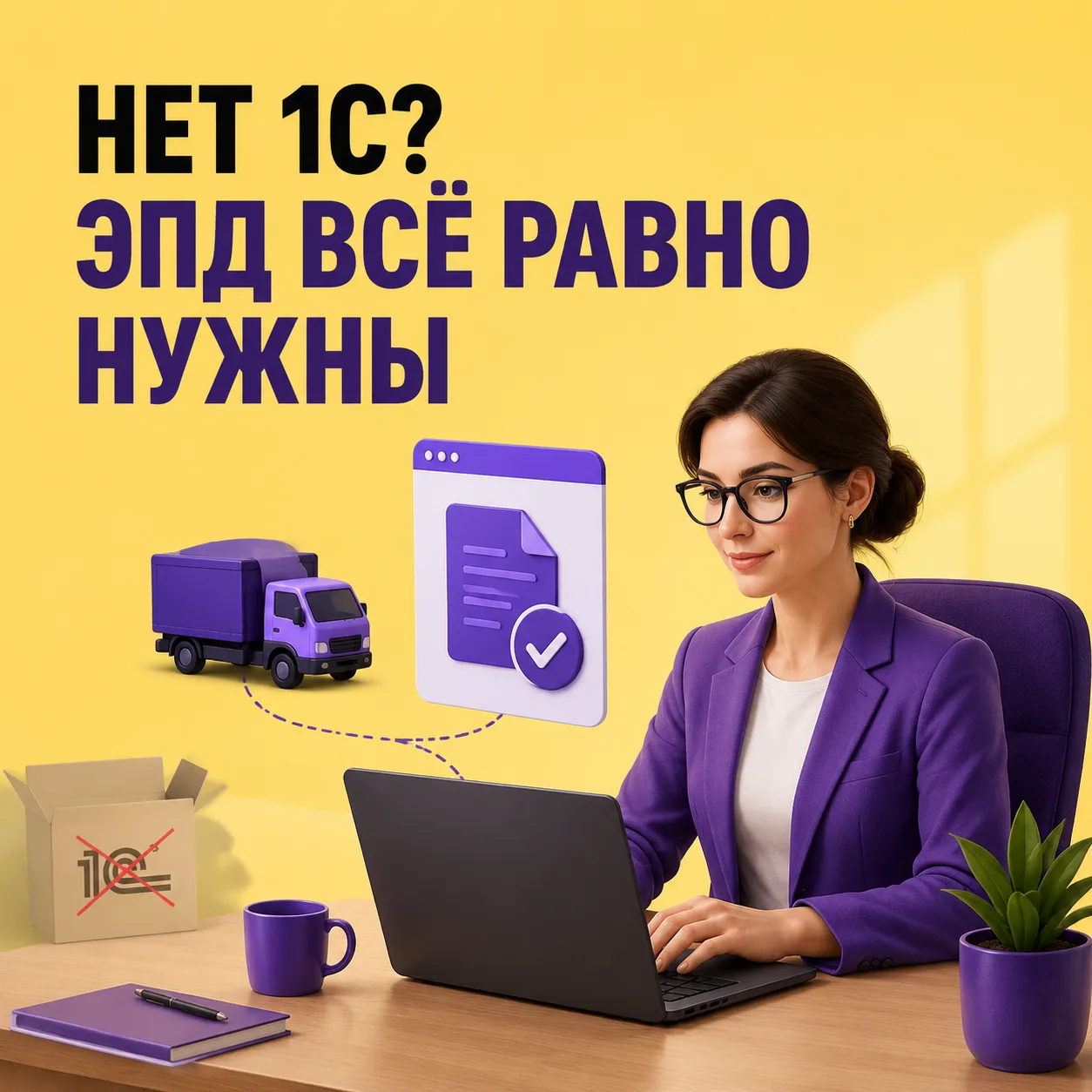 Нет программы 1С? Это не освобождает от работы с ЭПД