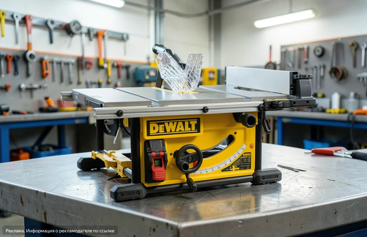 Инструменты для мастерской

- Пила DeWALT DWS780 — точность и прочность на высшем уровне. [контакт с