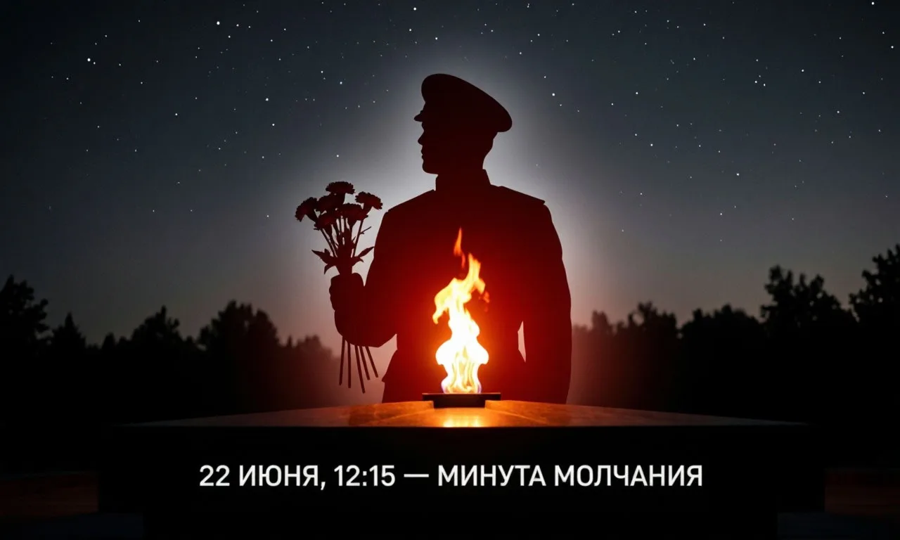 22 июня 2026 года в 12:15 (МСК) пройдёт акция «Минута молчания» в память о жертвах Великой Отечестве