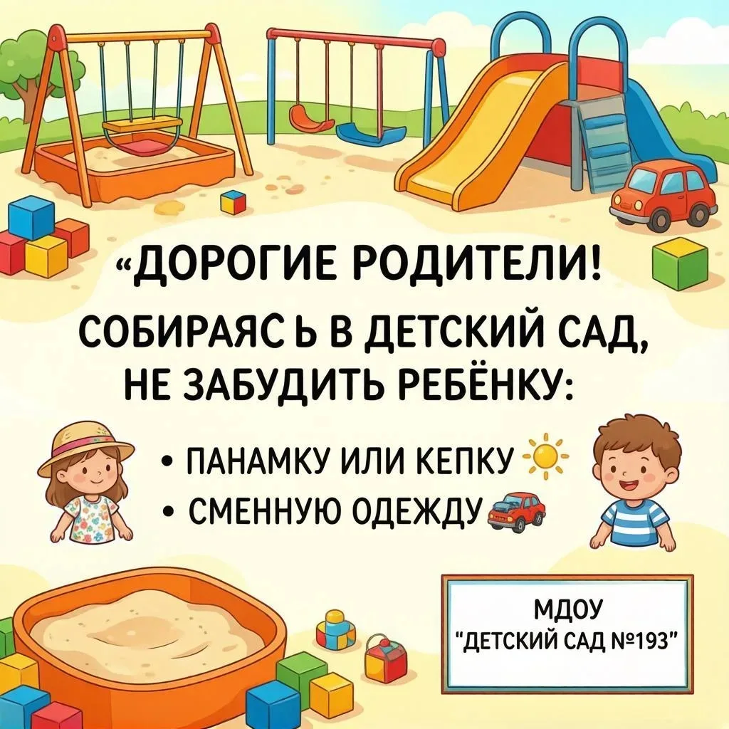 🌞 Дорогие родители!

С наступлением жарких дней напоминаем вам о важности заботы о здоровье наших д