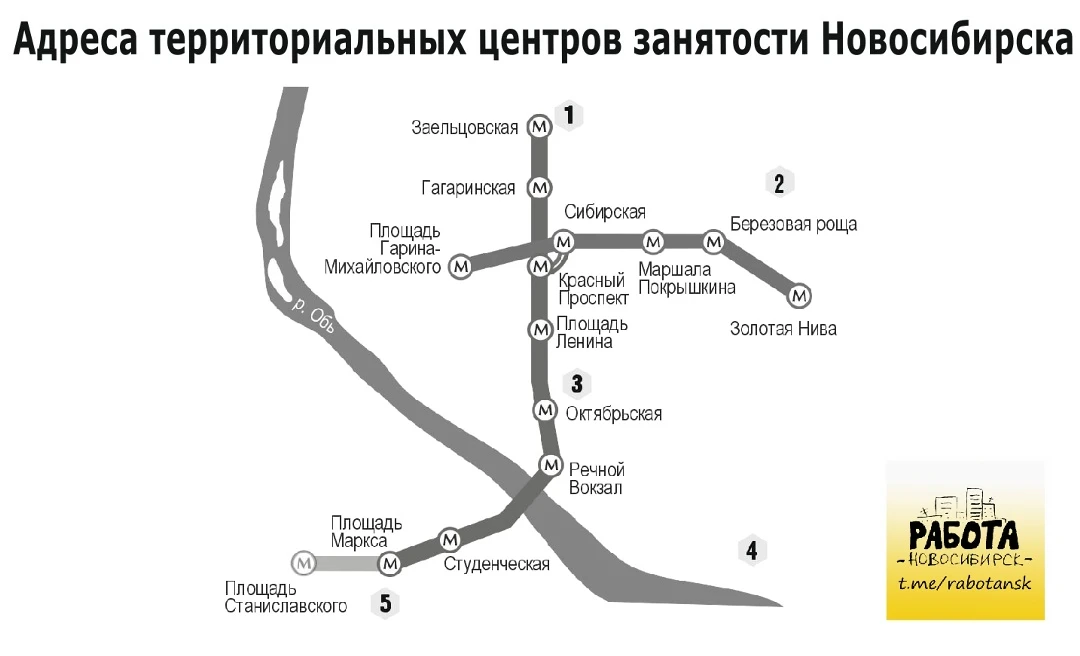 ❗️ Изменения в работе центра занятости Новосибирска