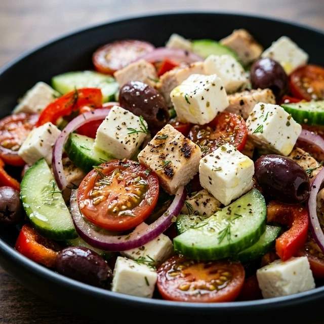 🥗 Греческий салат для стройности