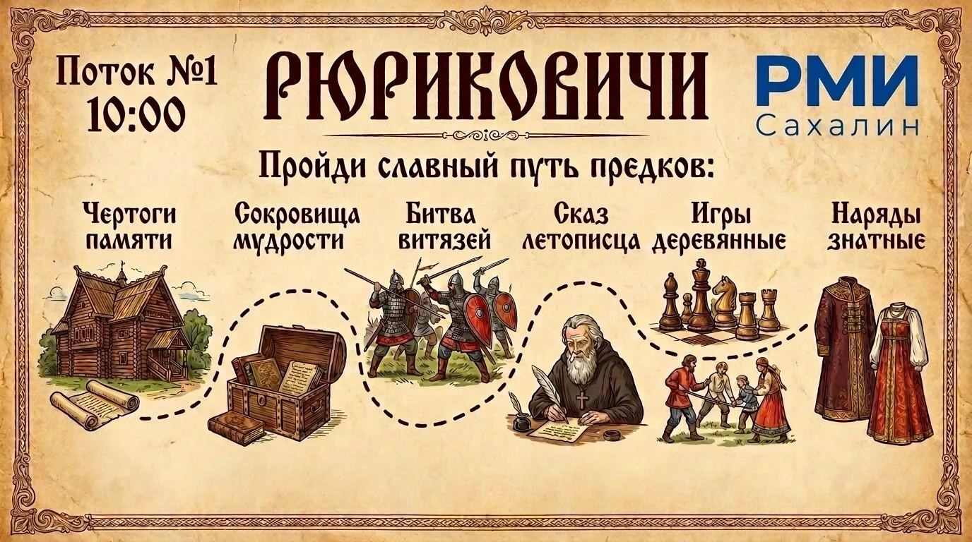 Привет участникам первого потока (10:00) просветительского фестиваля «Рюриковичи»!