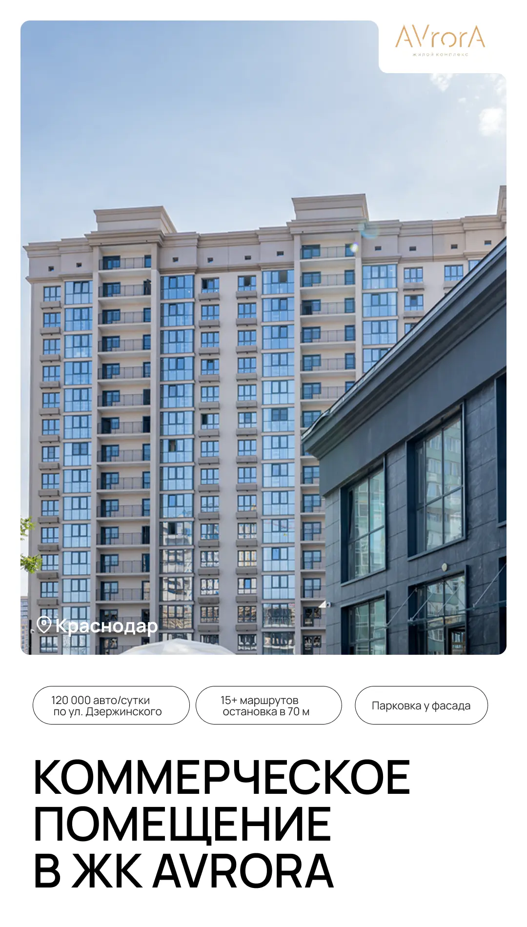 🏙 Коммерция в AVrorA: локация, которая работает на бизнес