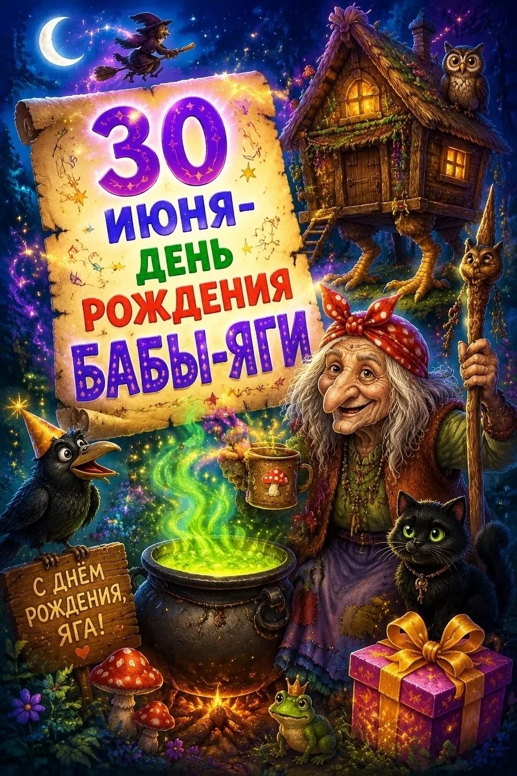 "ДЕНЬ РОЖДЕНИЯ БАБЫ ЯГИ" 
В группе #Первоцветики утро началось сказочно, прочитав письмо от бабы Яги
