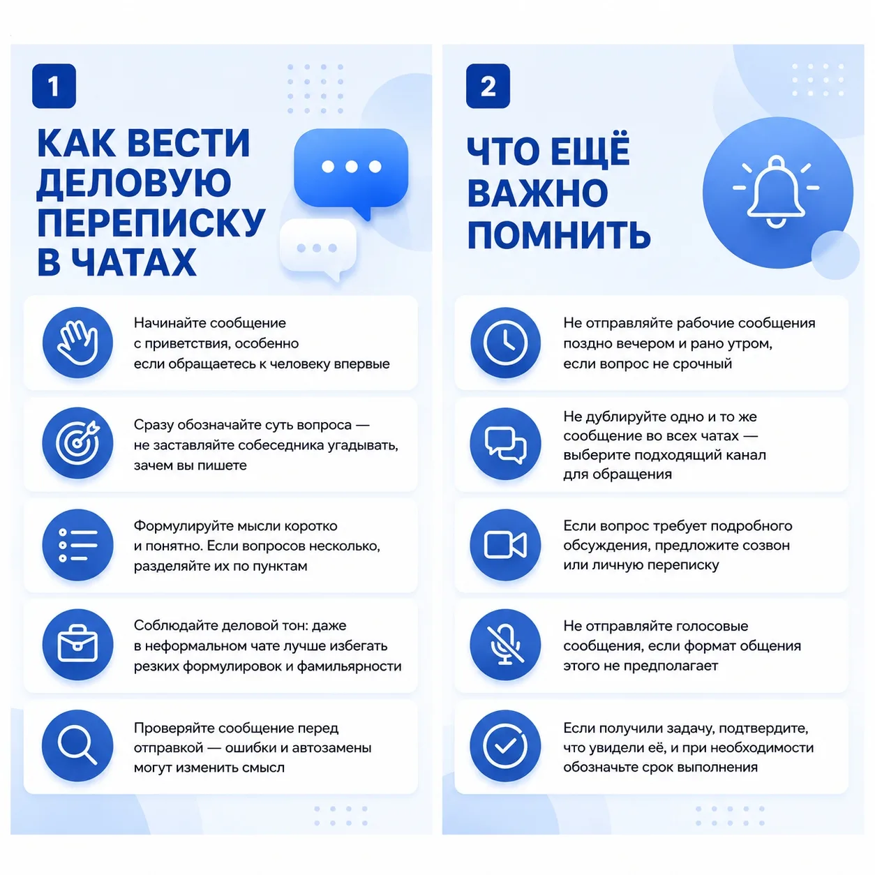 Рабочая переписка давно стала частью повседневной жизни. В чатах мы общаемся с коллегам...