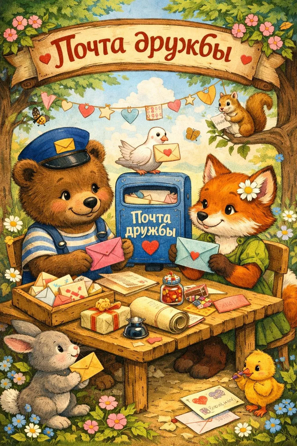 📚 ОБЩЕШКОЛЬНАЯ АКЦИЯ «Почта дружбы» 📚  Друзья, в нашей школе стартует тёплая и добрая акция — «Почта