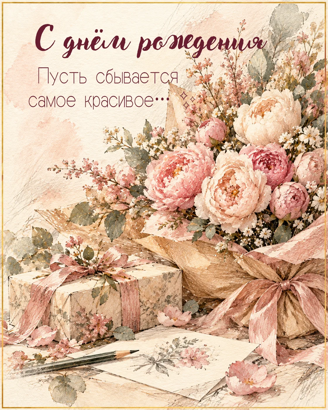 С Днём рождения! 🌸
