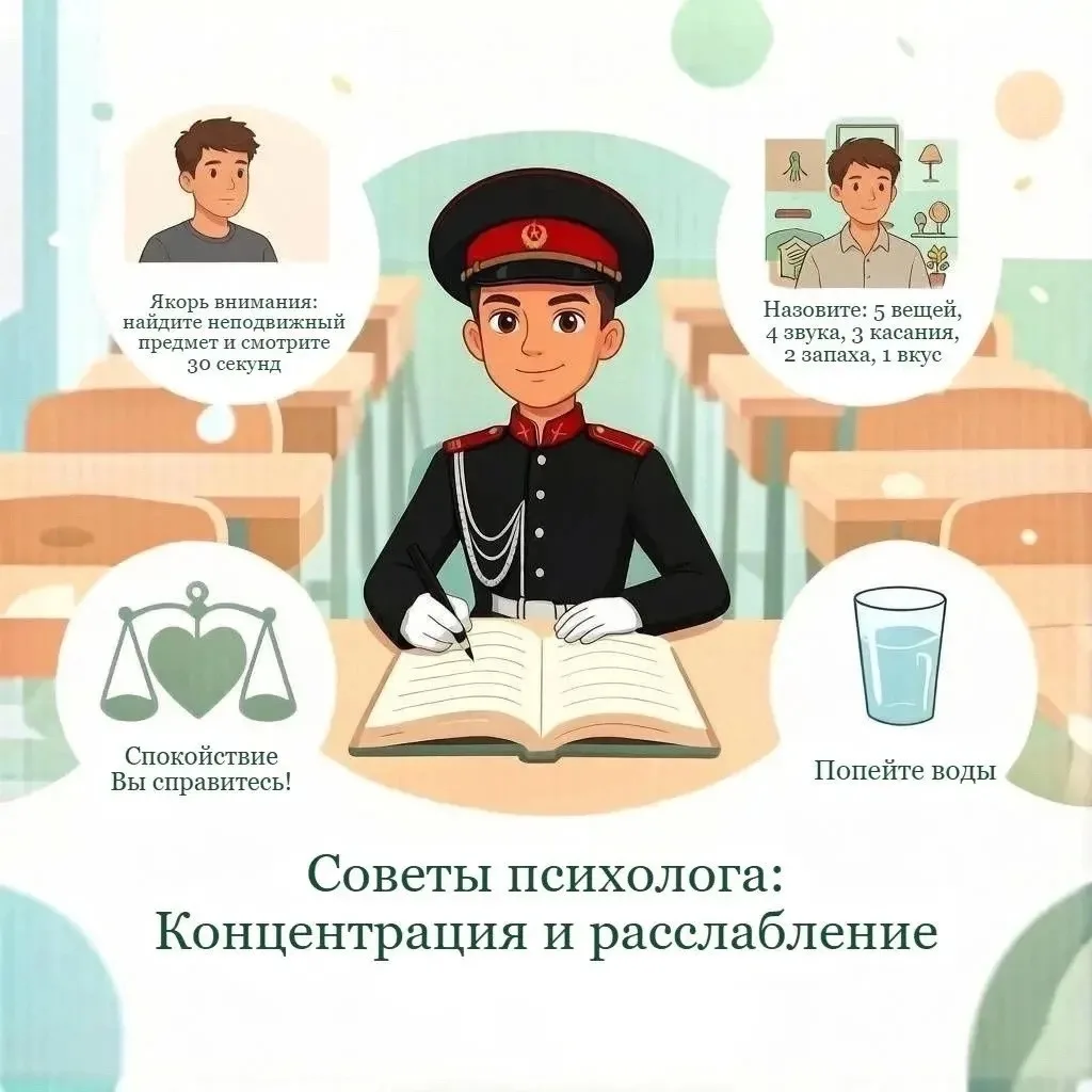 ✨Советы психолога: концентрация и расслабление

Сейчас, когда мы уже находимся в самой активной фазе