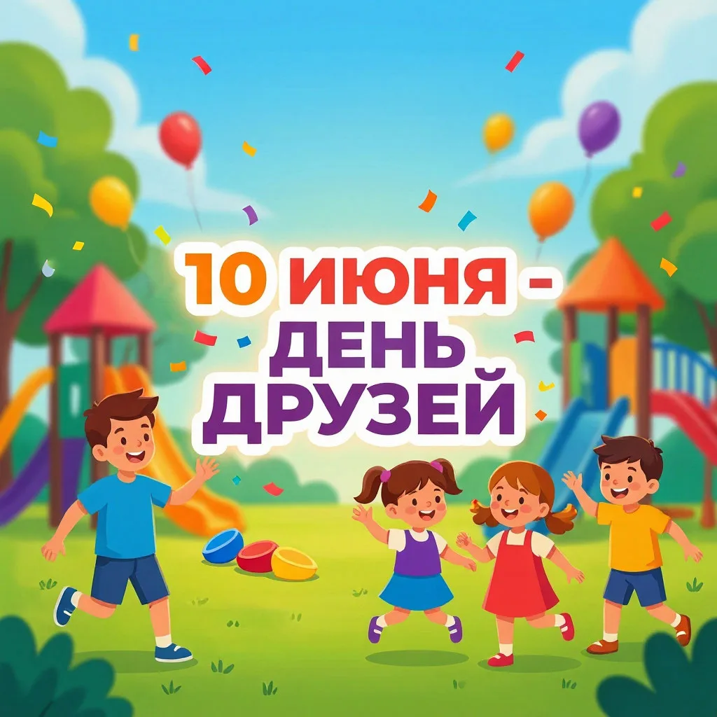 🎉 Сегодня в нашем пришкольном лагере был настоящий праздник — День друзей! 🥳