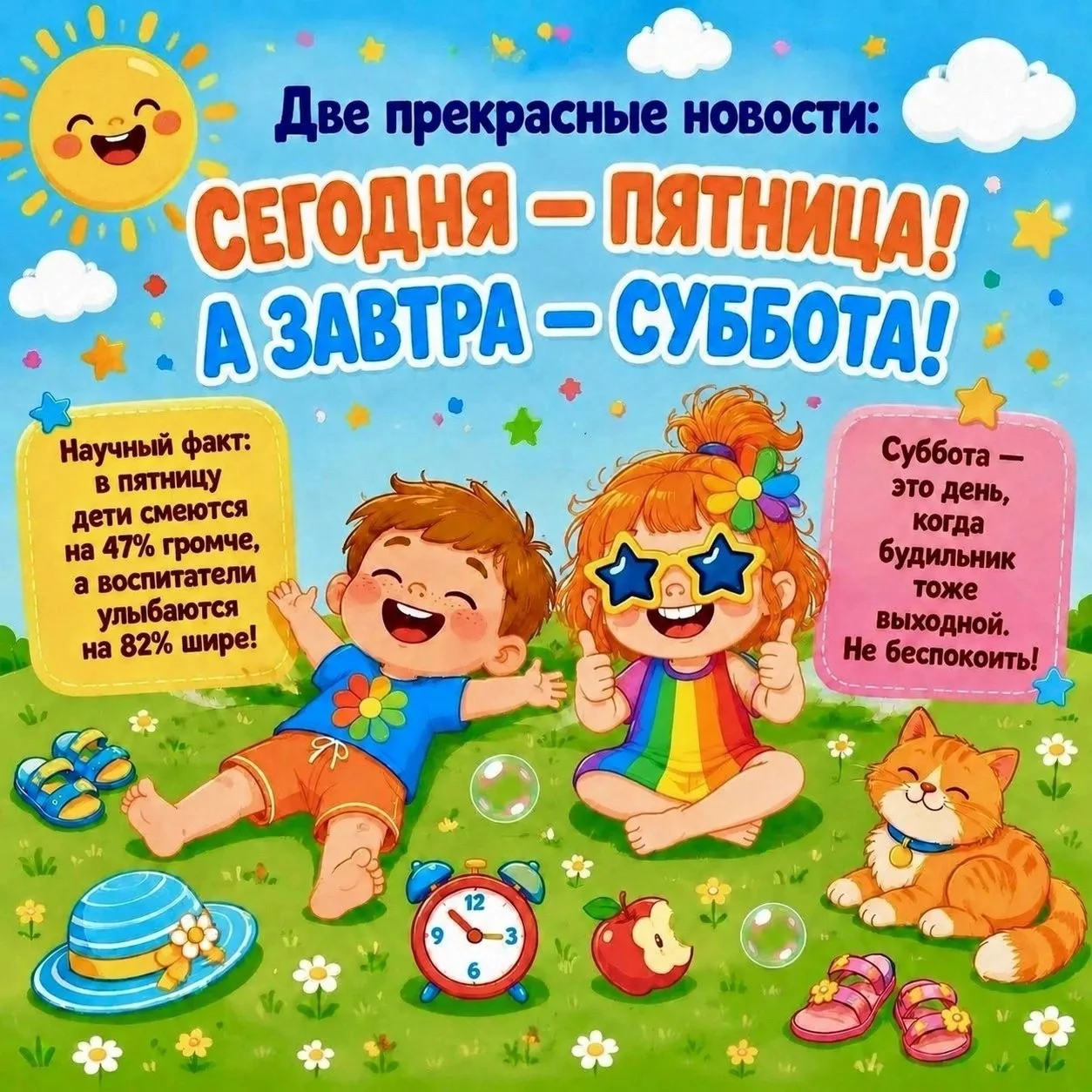 Пятница — это маленький праздник!💥