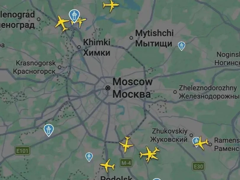 ❗️Небо над Москвой практически закрыли