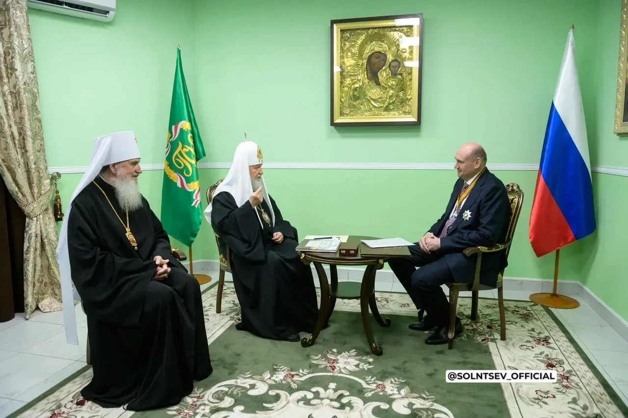 🕊Евгений Солнцев попросил Патриарха Кирилла помочь вернуть в Оренбуржье Табынскую икону Божией Матер