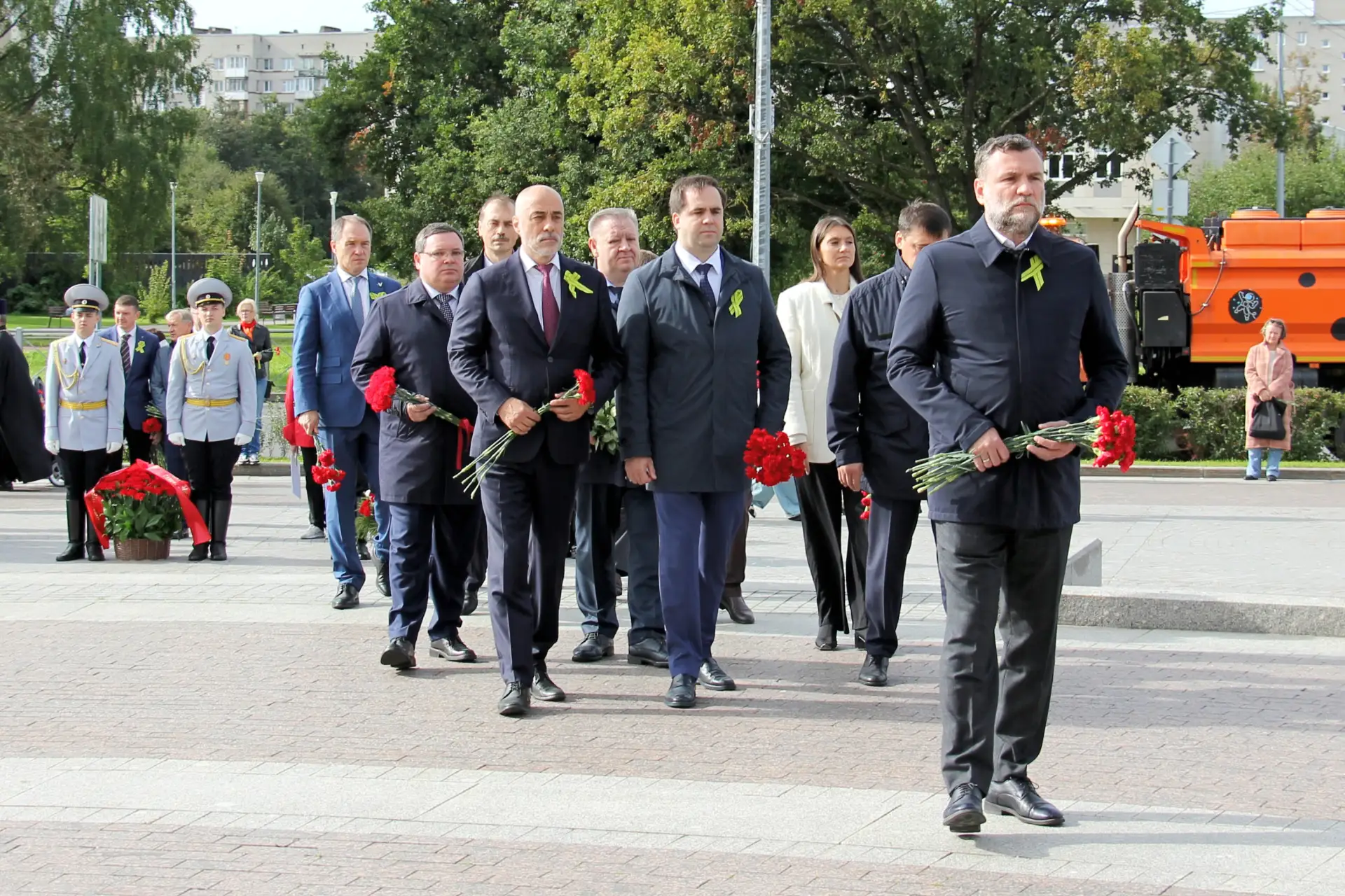 Сегодня в Красном Селе вспоминали жертв блокады Ленинграда. Торжественно-траурная церем...