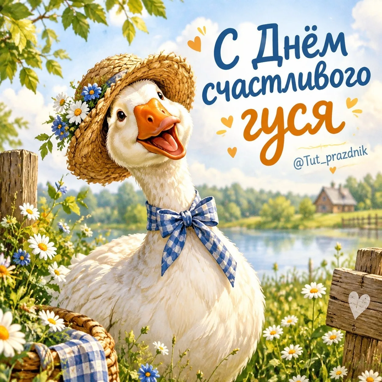 🪿🍀 29 сентября — День счастливого гуся ✨