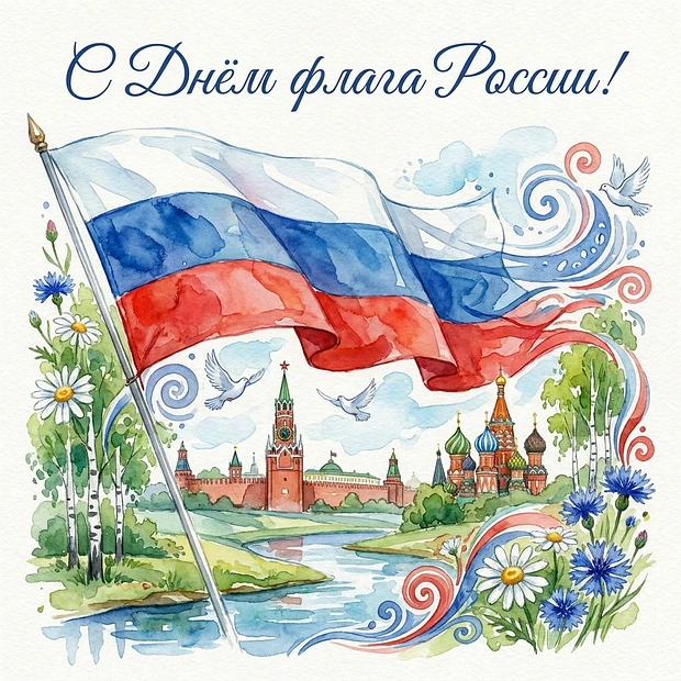 Друзья, поздравляем с Днем Государственного флага Российской Федерации!