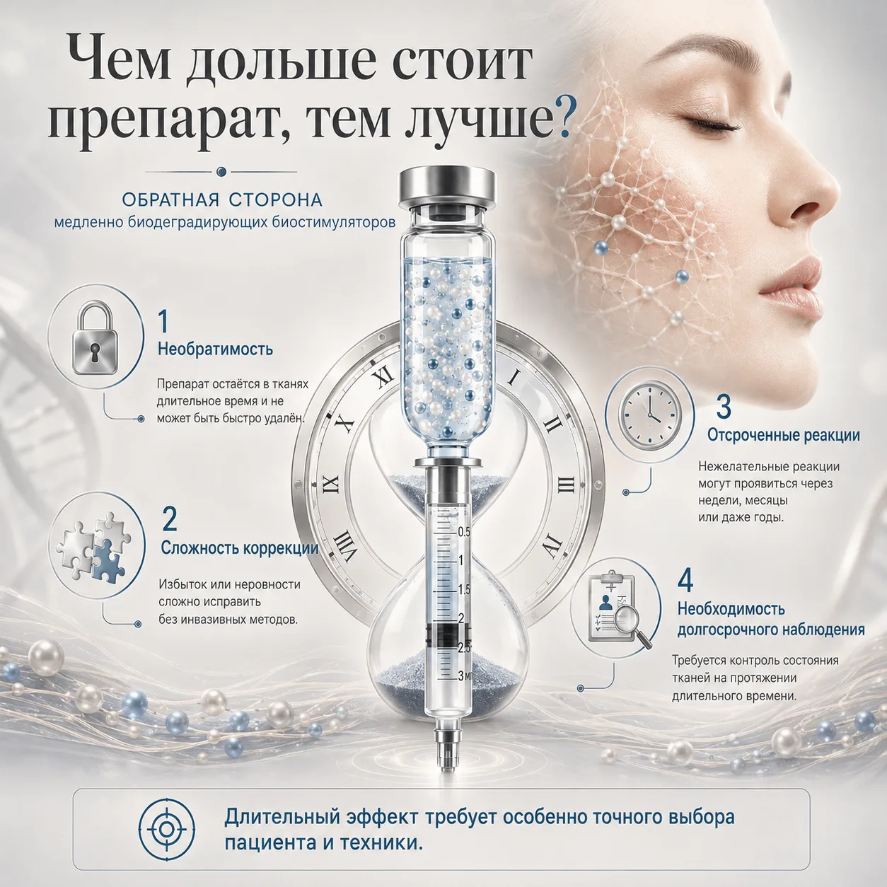 Чем дольше стоит препарат, тем лучше? Обратная сторона медленно деградирующих биостимуляторов

Длите