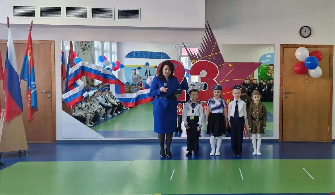 17 февраля в дошкольном отделении № 2 МАОУ «Школа № 16» прошло традиционное мероприятие «Смотр строе