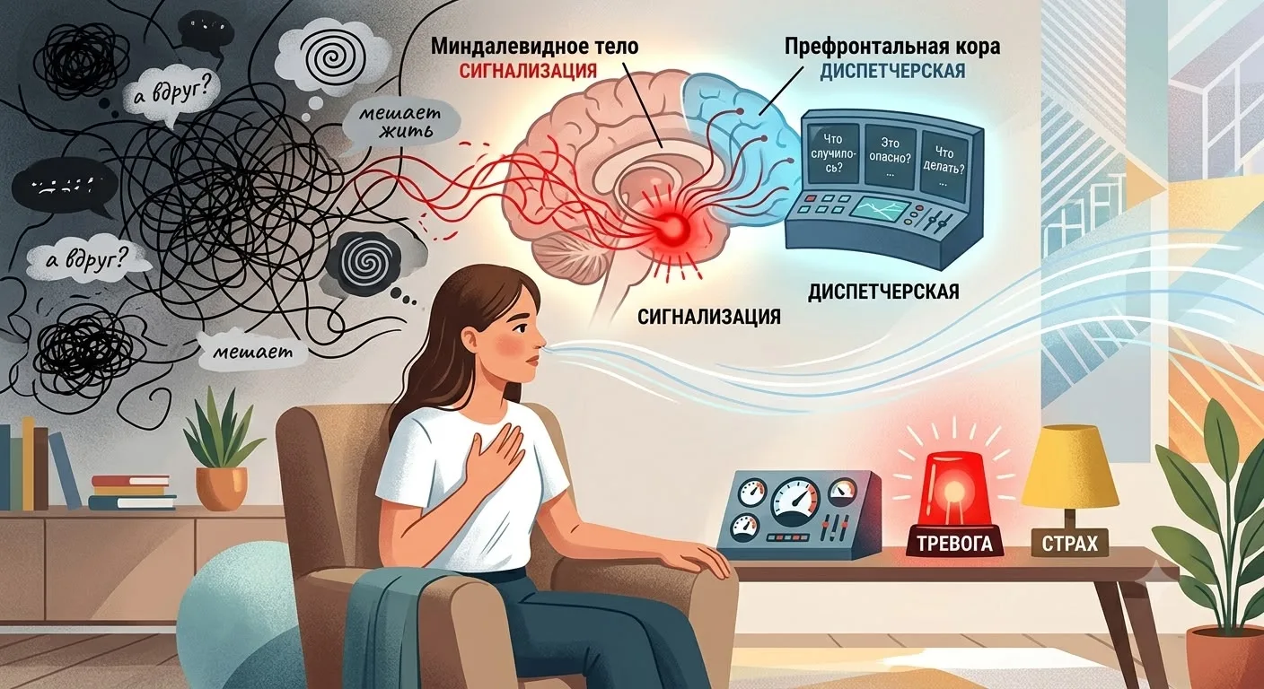 Когда я спрашиваю клиентов: «Что вы чувствуете, когда тревога накрывает?», я часто слыш...