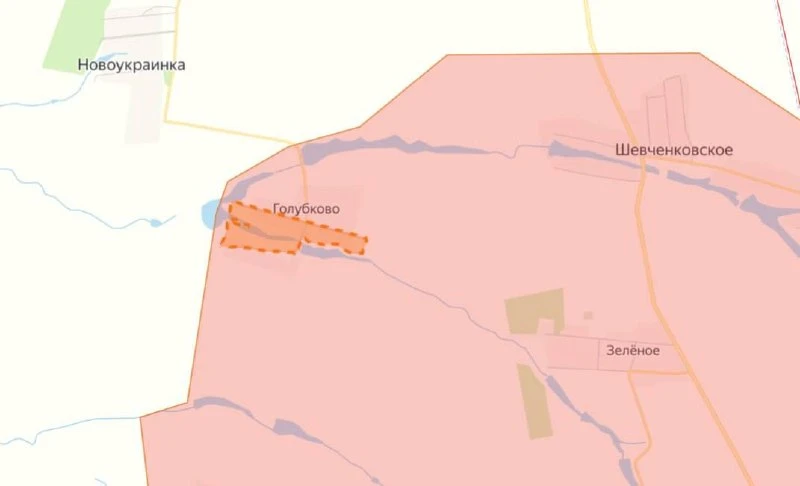 Наши парни освободили н. п. Голубково в Запорожской области.