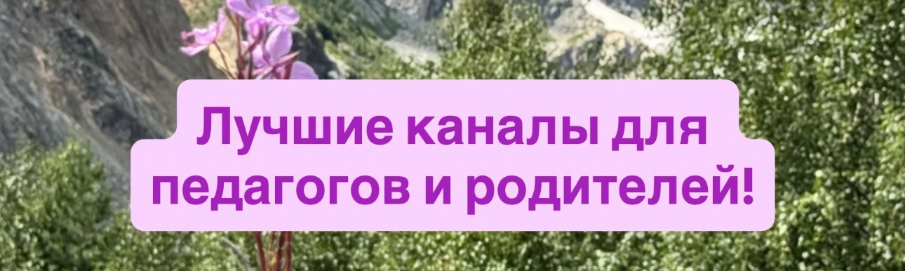 Мы собрали для вас самые полезные и интересные каналы для педагогов и родителей: