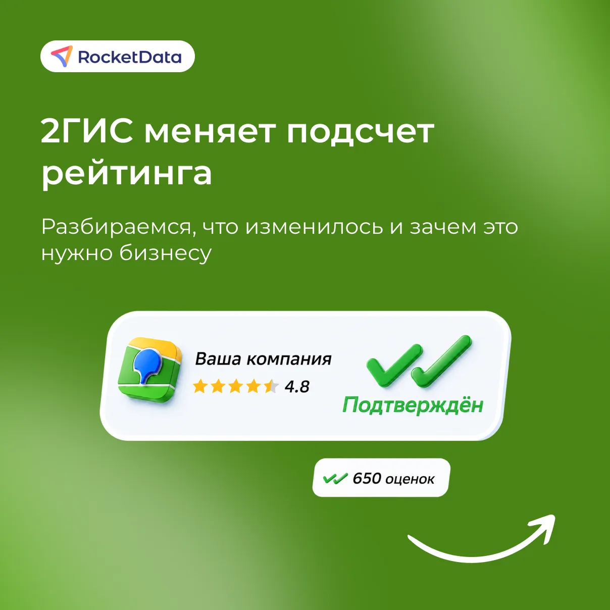 🔥 Новое в #2ГИС: как теперь считается рейтинг компаний
