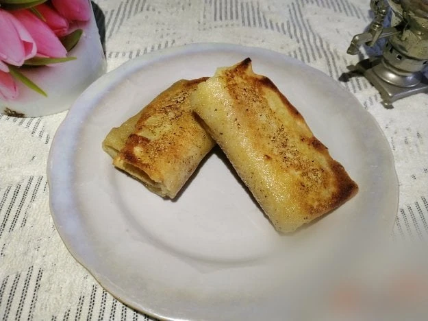 🥞 Блинчики с яблочным повидлом

Быстрый, сытный и очень вкусный завтрак, обед на работу или поздний