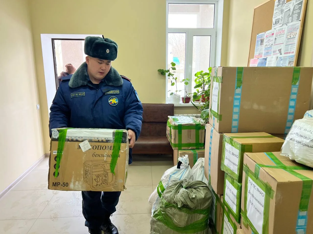 Ямал усиливает защиту Волновахского муниципального округа от возгораний.  Правительство ЯНАО, против