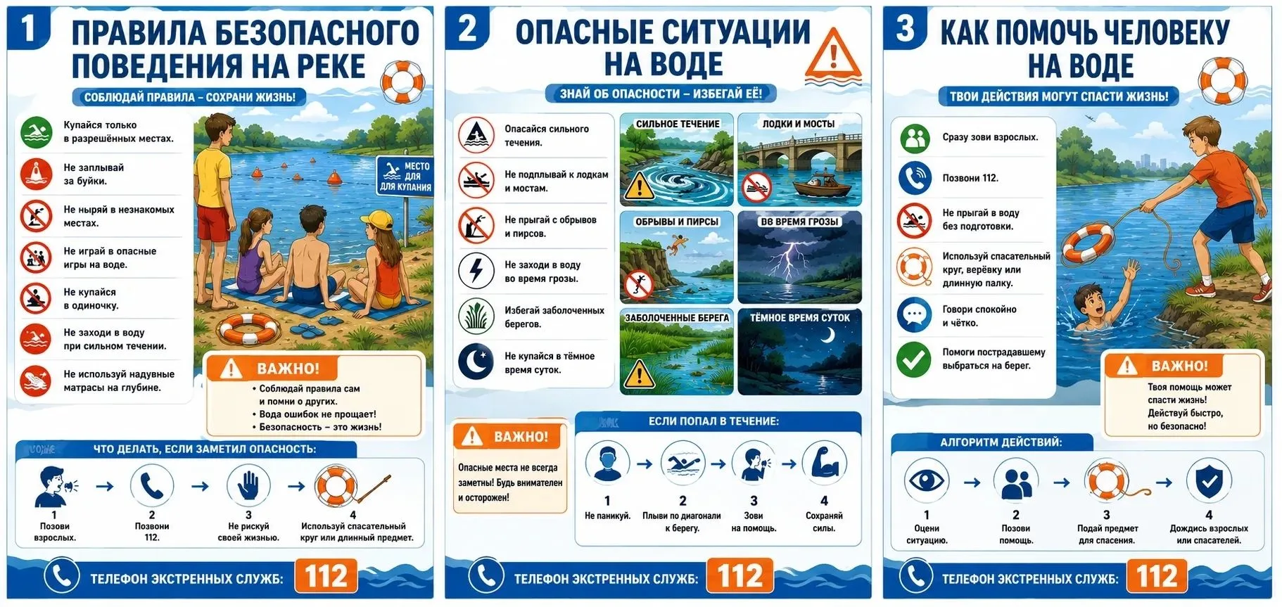 Лето, вода, драйв — и правила безопасности!  

Совсем скоро купальный сезон, и мы хотим, чтобы трени
