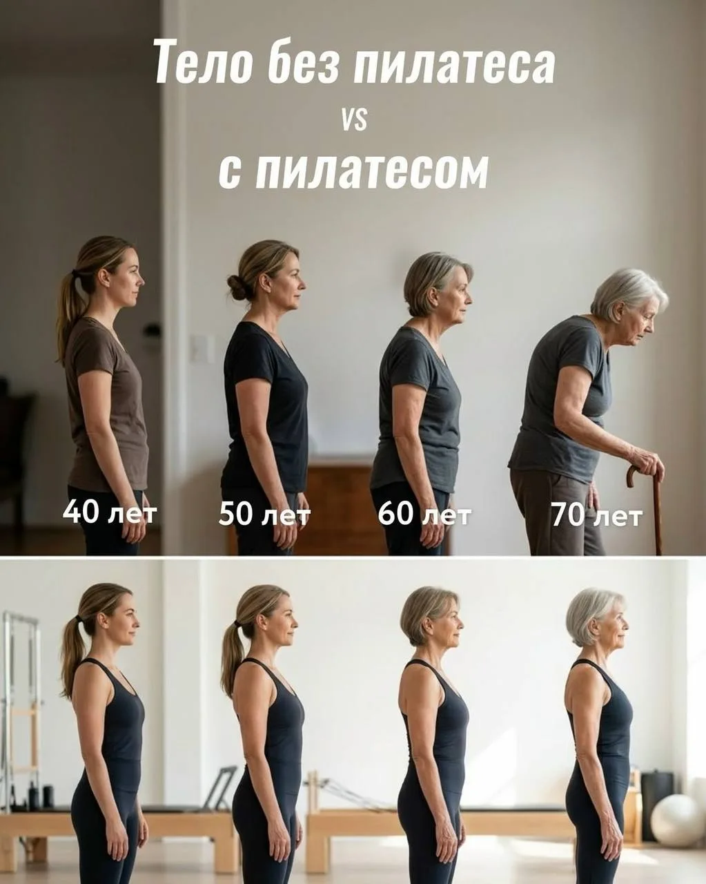 Тело стареет — это естественно.