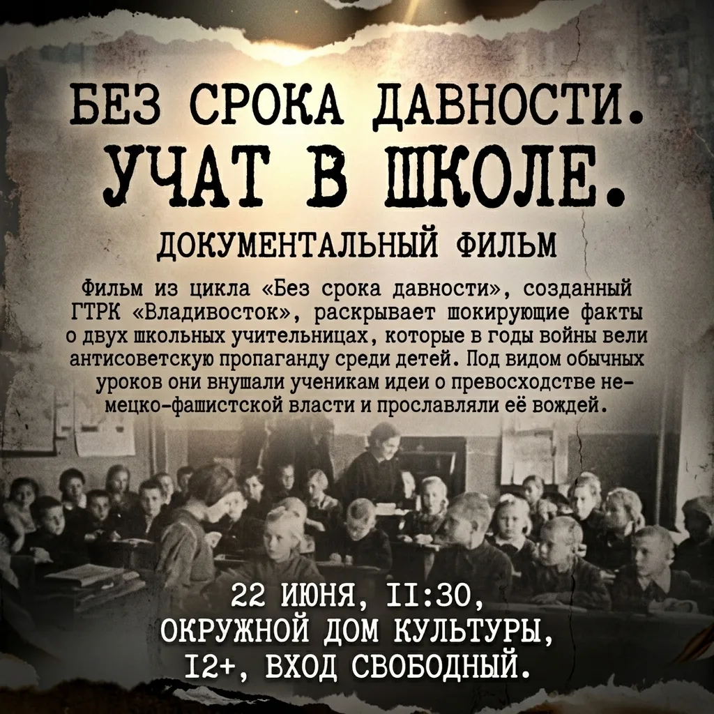 Кинопоказ, который нельзя пропустить!

Приглашаем всех на показ документального фильма «Без срока да