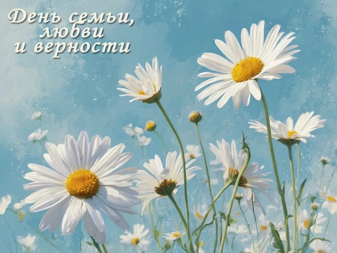 🌼🌼🌼 Поздравляем всех с Днём семьи, любви и верности!

🌼 Этот праздник напоминает нам о самом важ