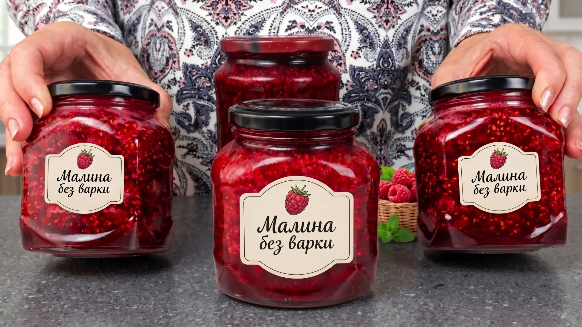 🍓 Малиновое варенье без варки — сохраняем лето в каждой баночке!
Малина — настоящий кладезь витамин