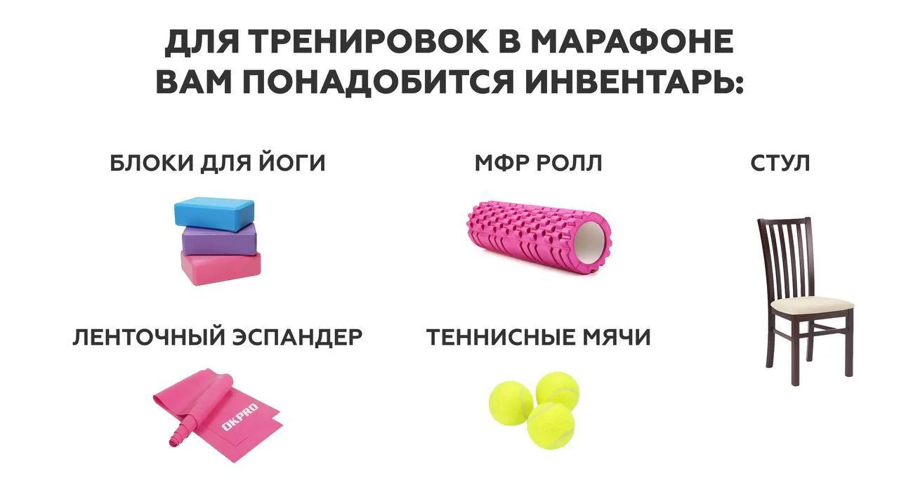Много вопросов по поводу инвентаря для нового марафона, собрали для вас короткий разбор

Для трениро