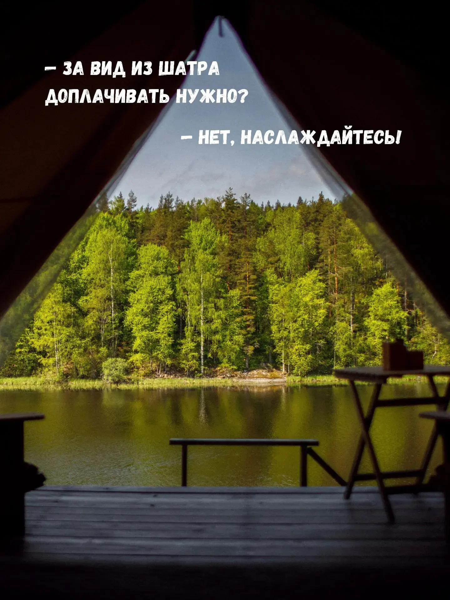 Пожалуй, это тот самый вид, который никогда не надоедает 🌿