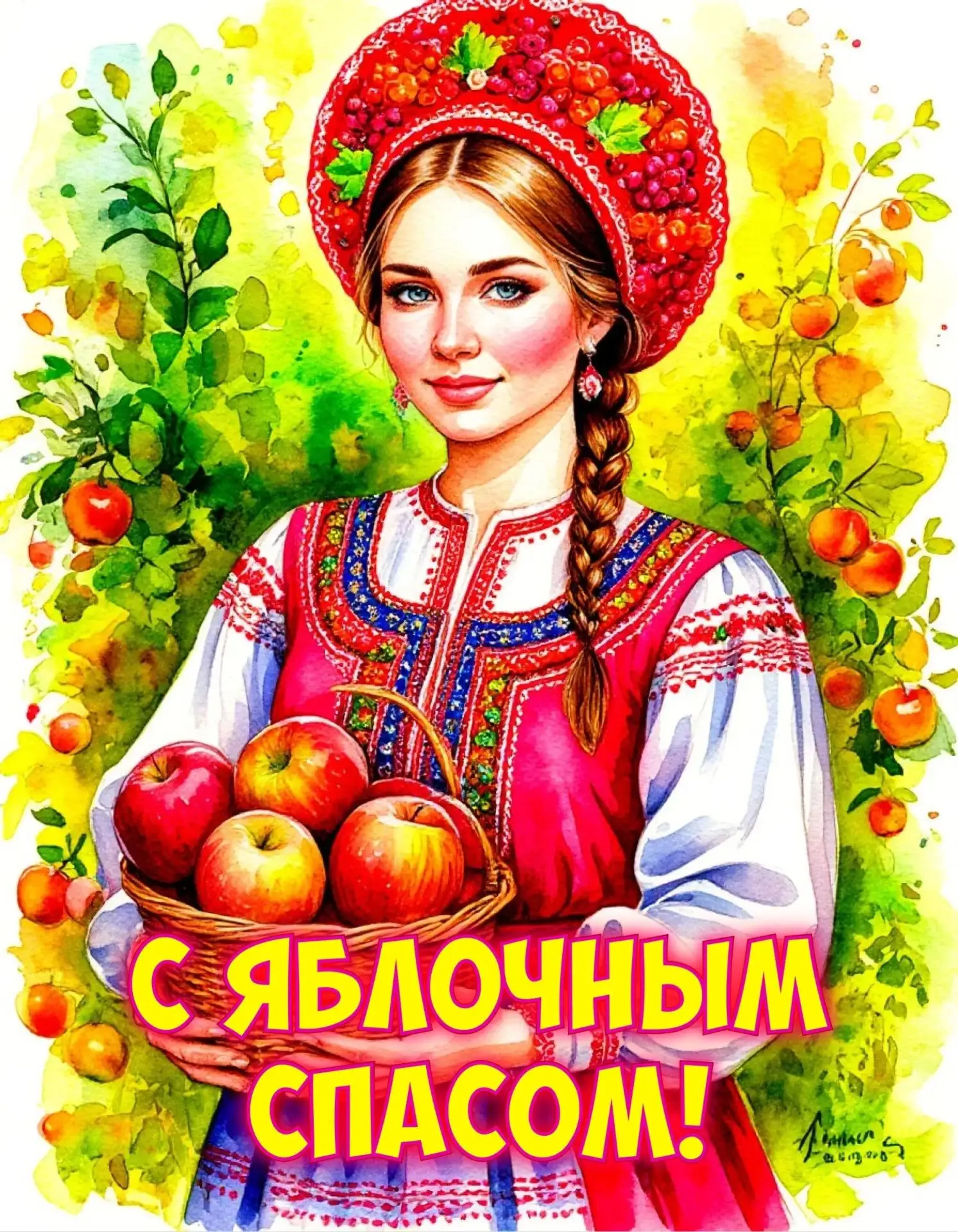 🎉 Поздравляем всех с Яблочным Спасом! 🎉