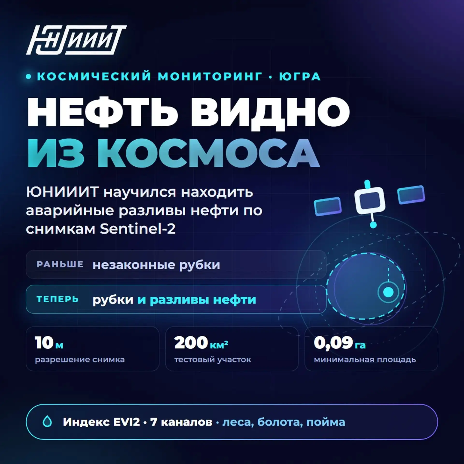 Нефть видно из космоса 🛰