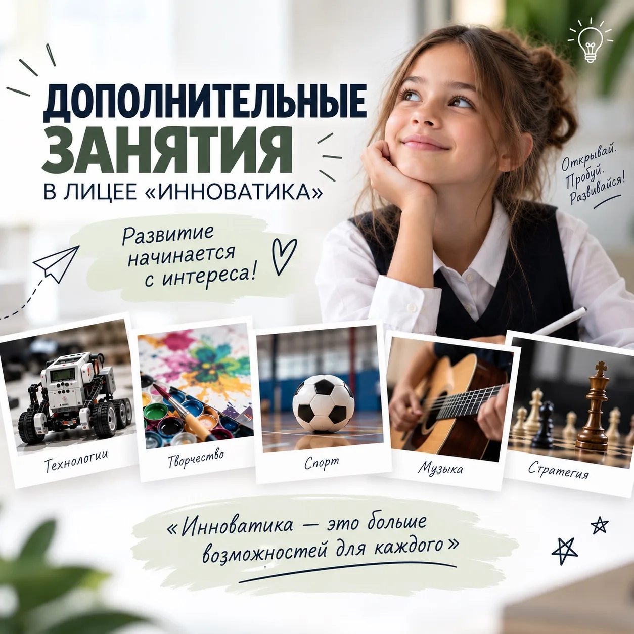 ✨ «Инноватика» - за развитие, которое начинается с интереса!