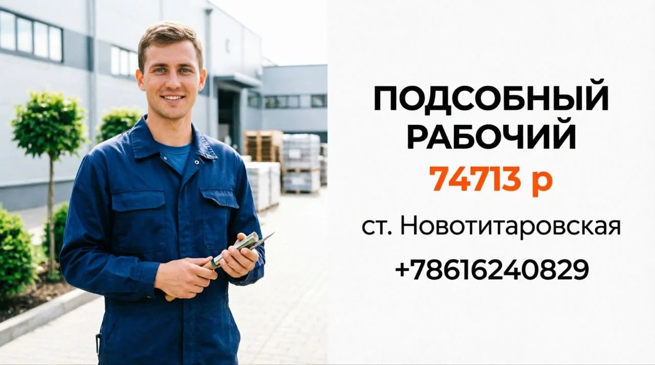 ПОДСОБНЫЙ РАБОЧИЙ | 74713 р
