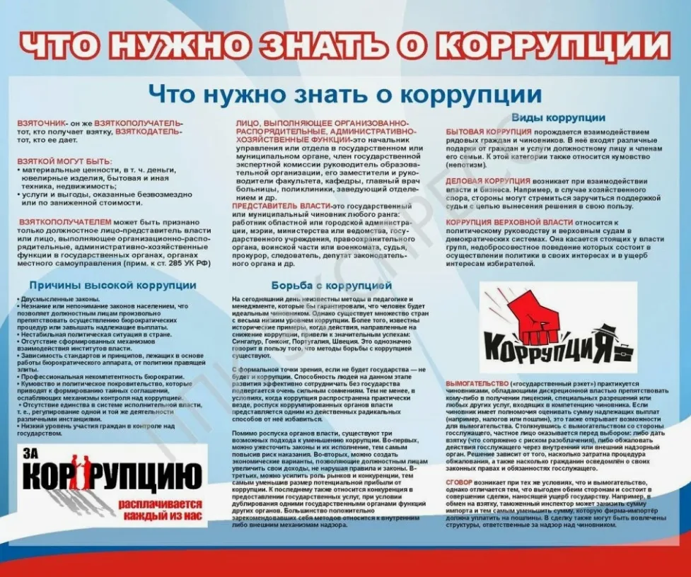 Как не стать жертвой коррупции?
