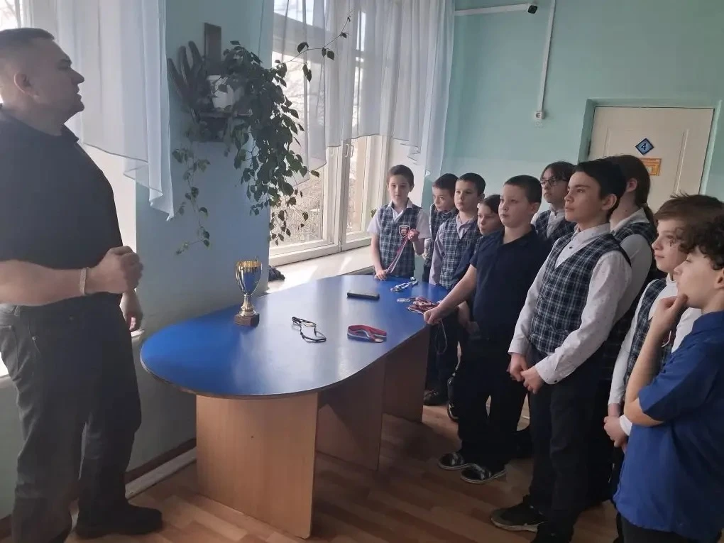 5 марта 2026 года, Орлята нашей школы встретились с преподавателем ОБЗР Василенко Валентином Николае