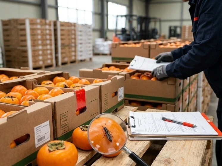 🍊 Хурма с сюрпризом: в Краснодарский край не пустили 1,49 тонны заражённого импорта