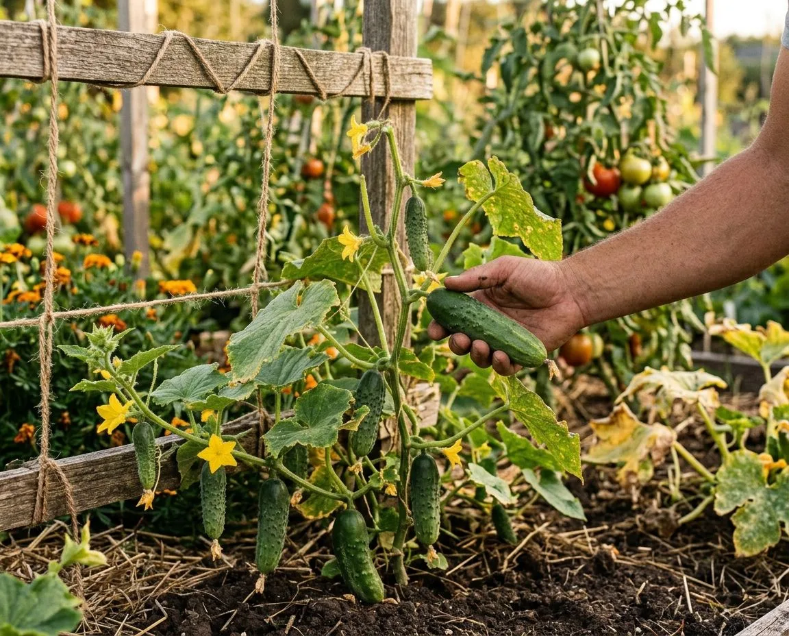 🥒 **ОГУРЦЫ ИЗ ПАСЫНКОВ — МОЙ СПОСОБ ДЛЯ ПОЗДНЕГО УРОЖАЯ!**