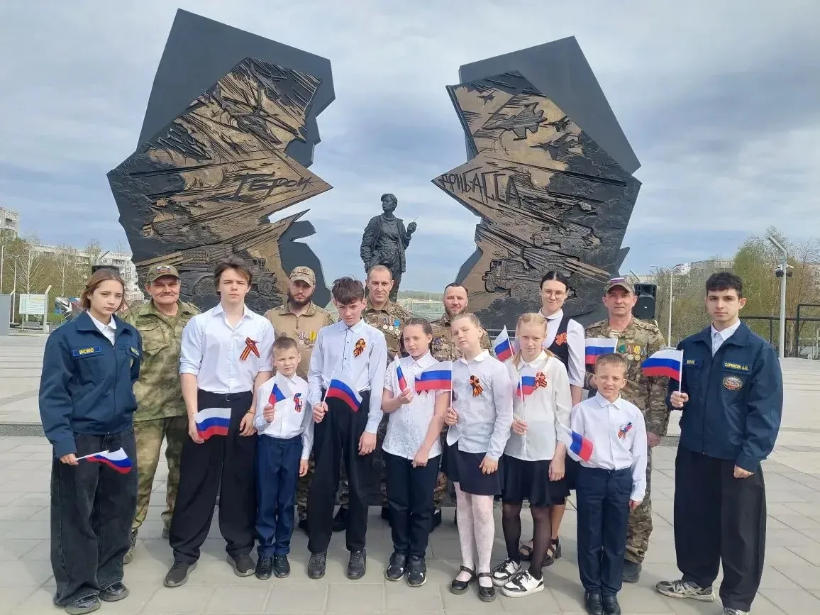 Воспитанники Центра стали участниками патриотической встречи, организованной Молодёжным...