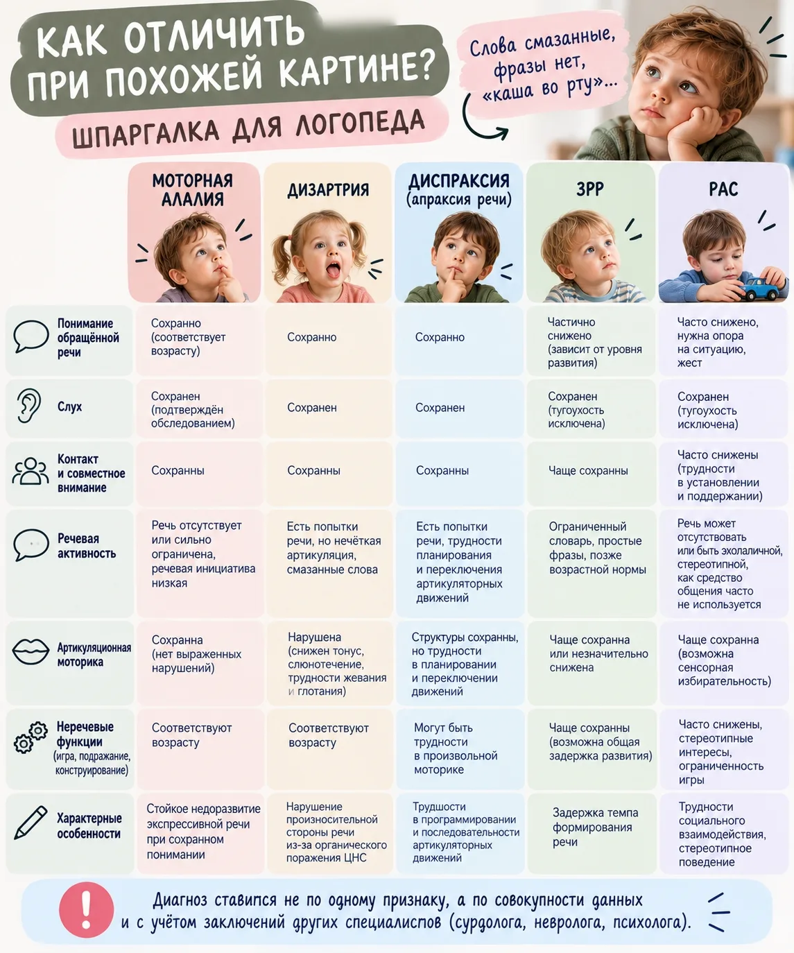 Три вечера про неговорящих детей: 📅 6, 7 и 8 октября в 17:00 (МСК)