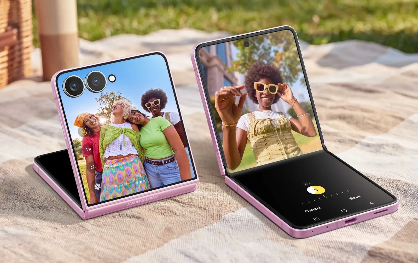 Galaxy Z Flip8 можно использовать как встроенный штатив