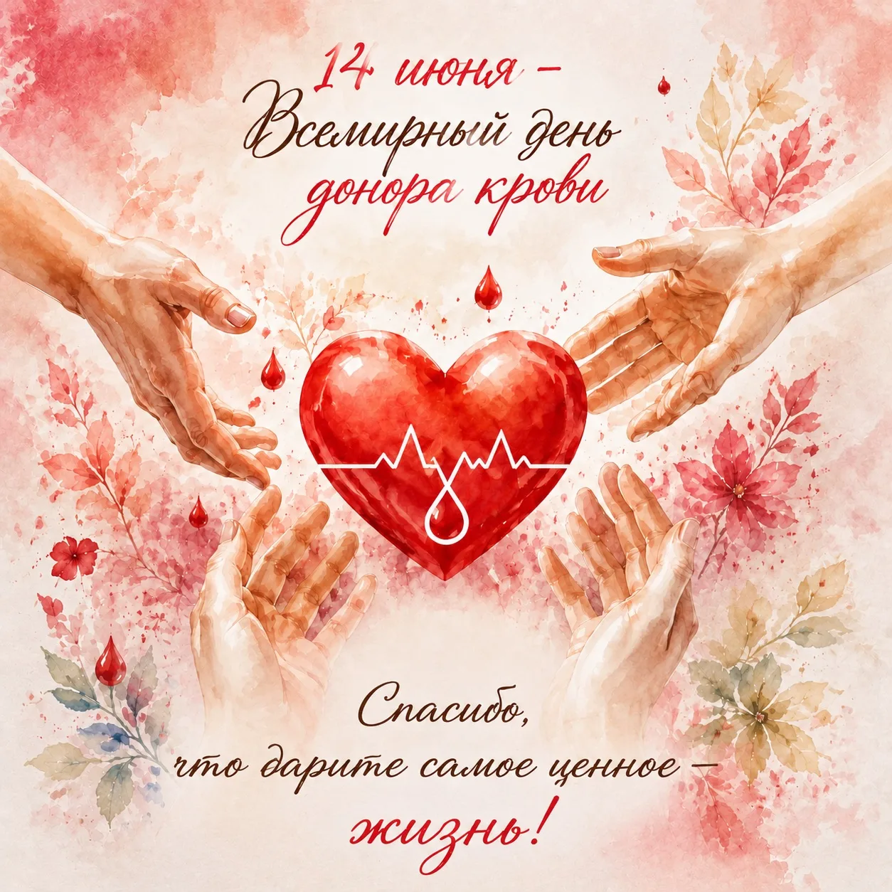 ❤️ Сегодня мы отмечаем Всемирный день донора крови

Праздник объединяет миллионы людей по всей стран